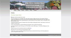 Desktop Screenshot of hertsgardenshow.com