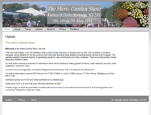 Tablet Screenshot of hertsgardenshow.com